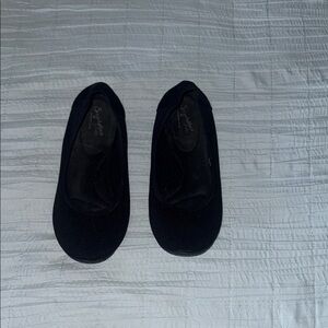 Black Womens Slip-On Ballet Flats